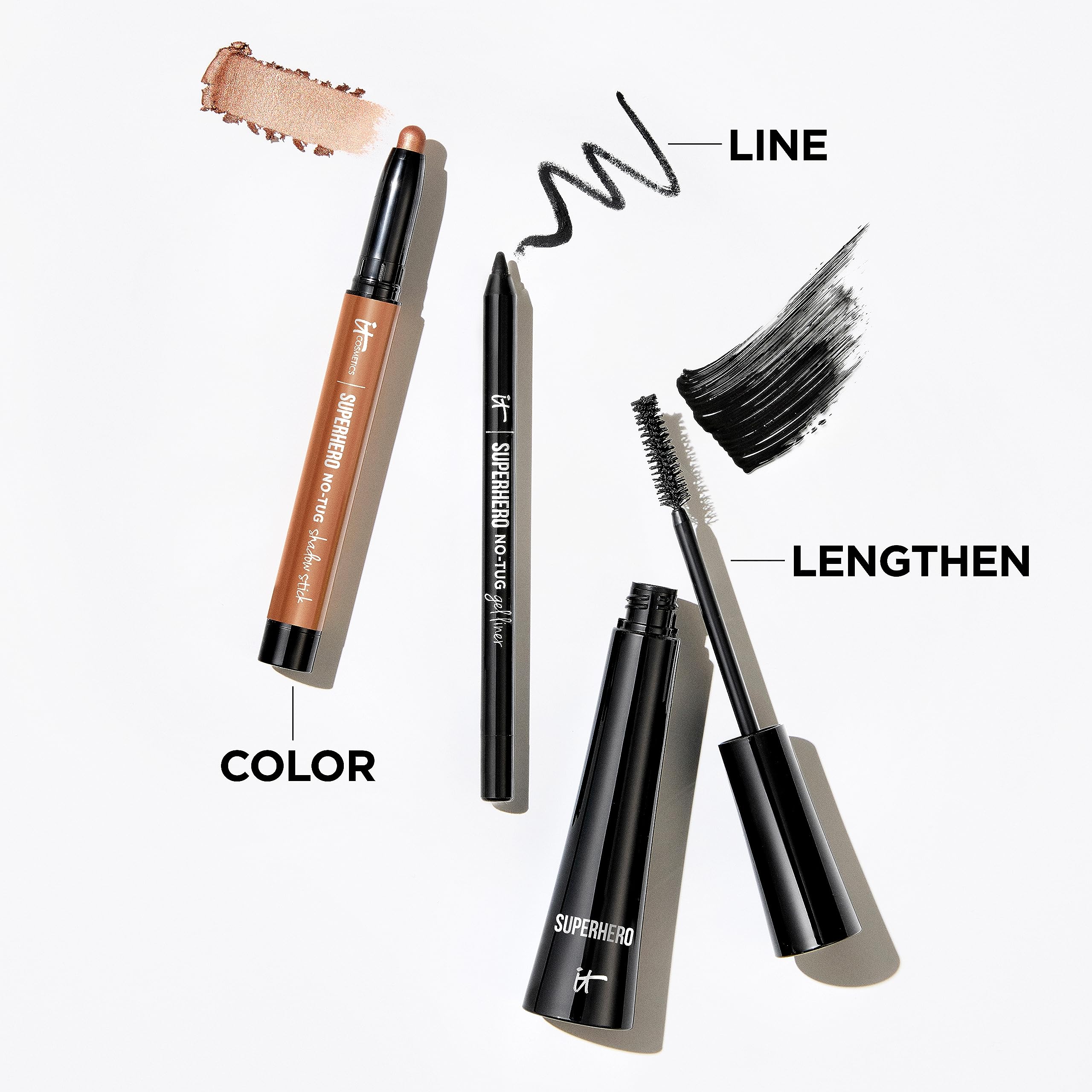 IT Cosmetics offers 14 buildable shades for versatile looks.