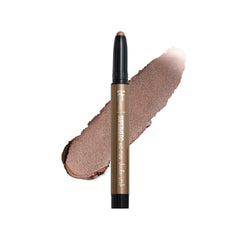 IT Cosmetics Superhero No-Tug Shadow Stick in Super Slate delivers smooth creaseless color with built-in primer.