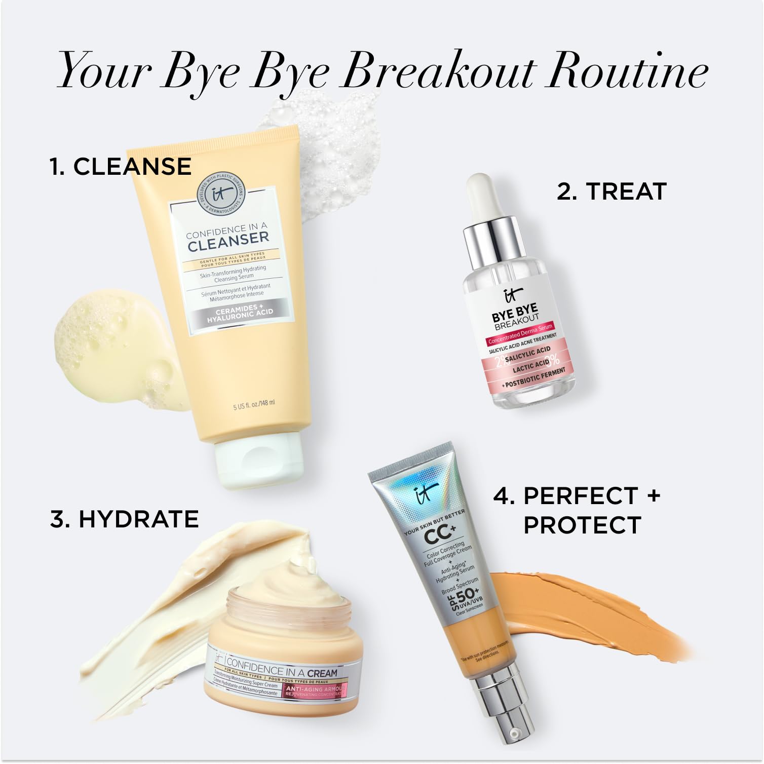 IT Cosmetics vegan fragrance-free allergy-tested label for sensitive skin