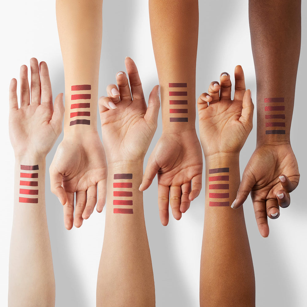 Italia Deluxe maroon swatches present deep, elegant color ideal for evening looks.
