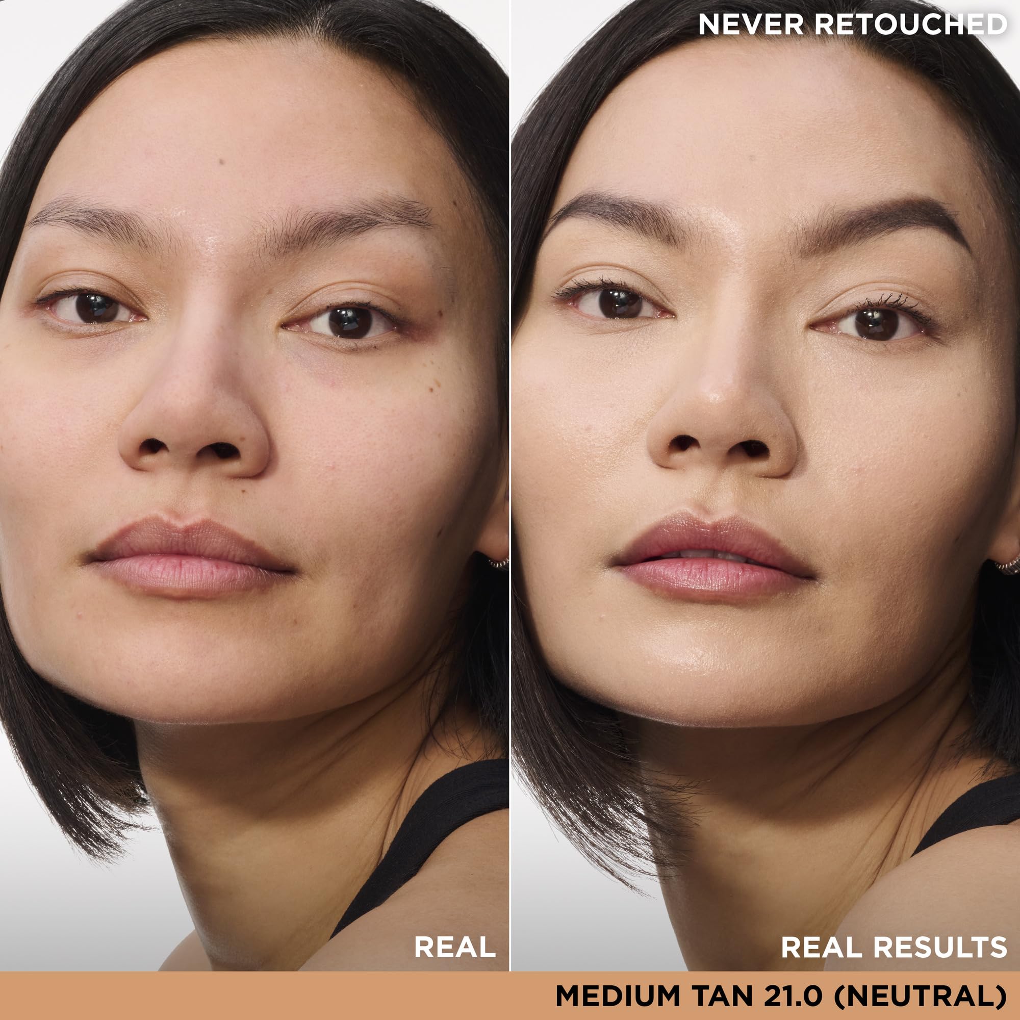IT Cosmetics Bye Bye Under Eye Concealer swatch shows color correction and smoothing