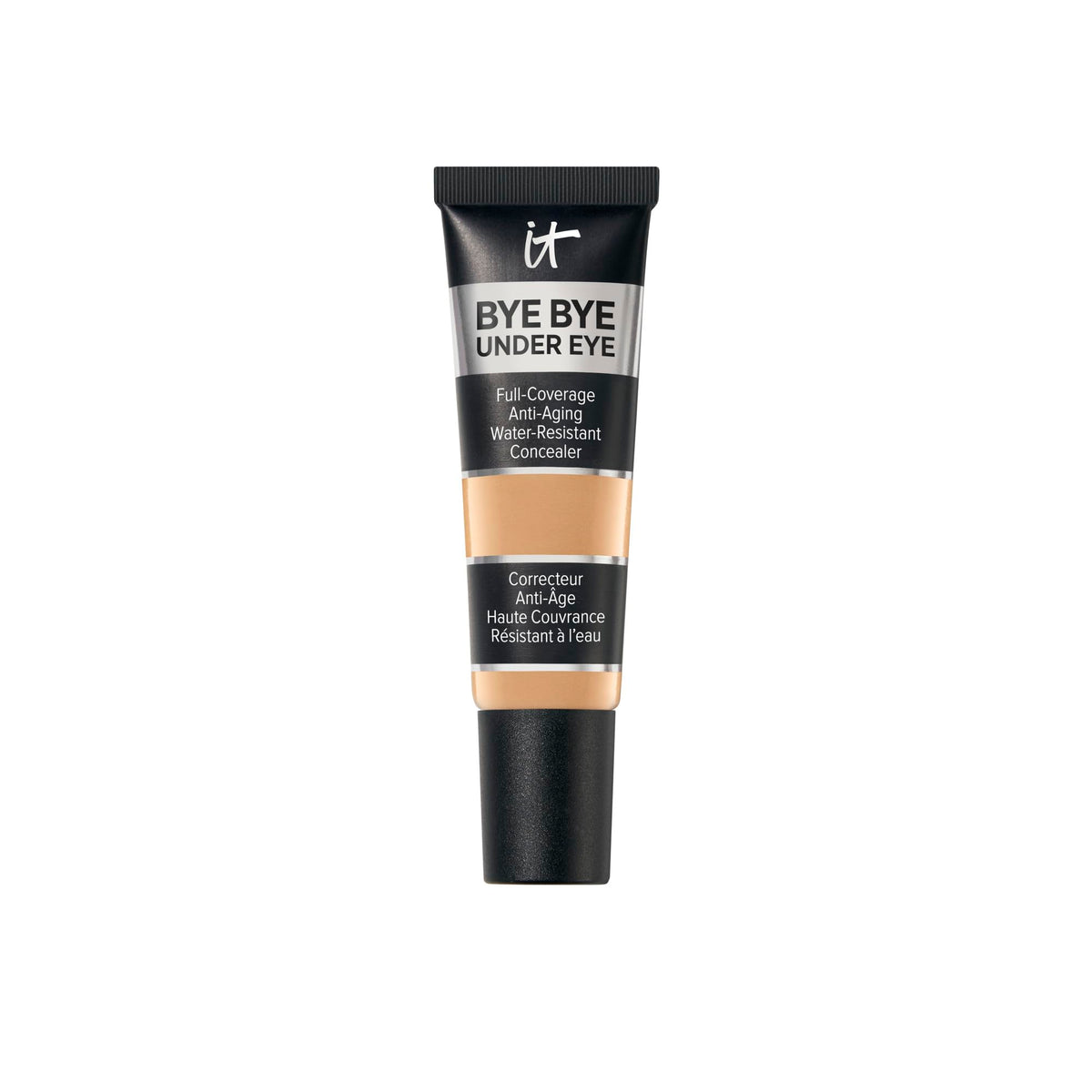 IT Cosmetics Bye Bye Under Eye Concealer tube close-up for full-coverage under-eye