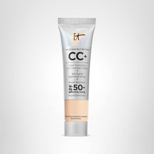 IT Cosmetics CC+ Cream Travel Light packaging ideal for travel touch-ups.