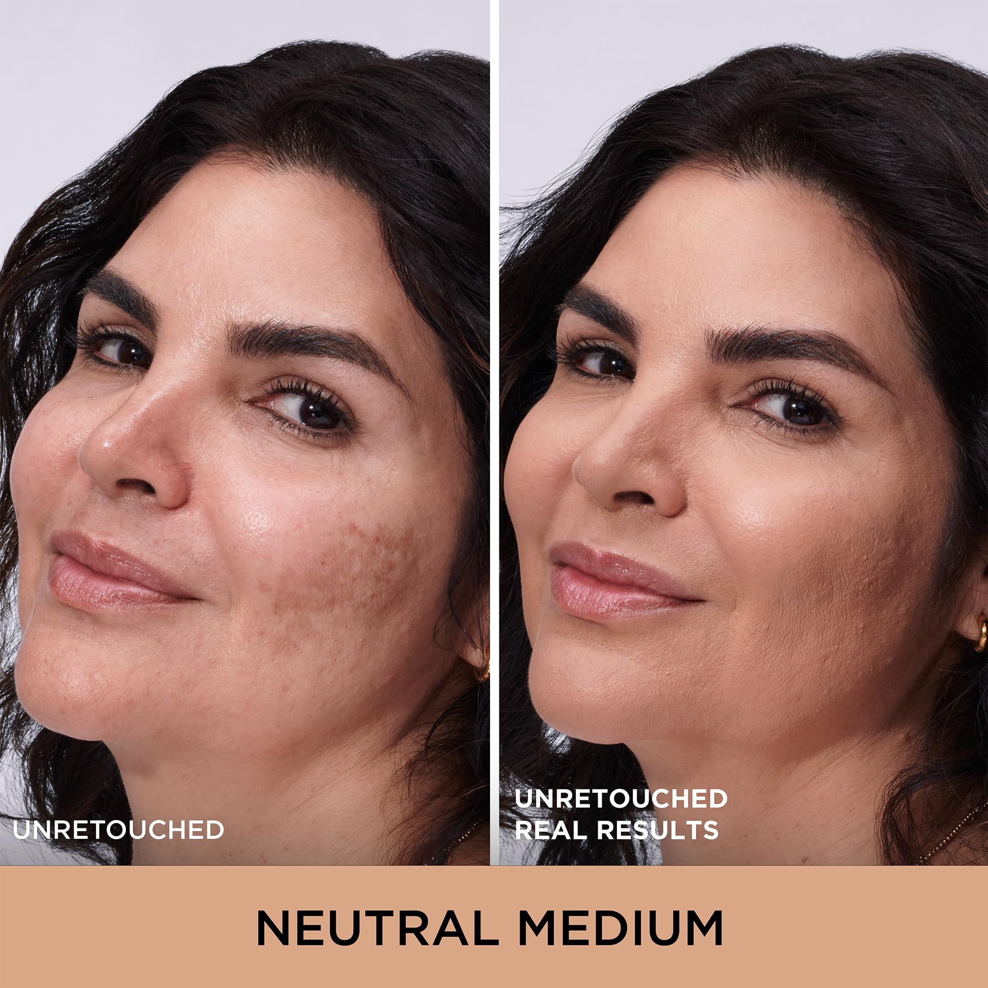 IT Cosmetics CC+ Cream Natural Matte swatches reveal color-corrected match