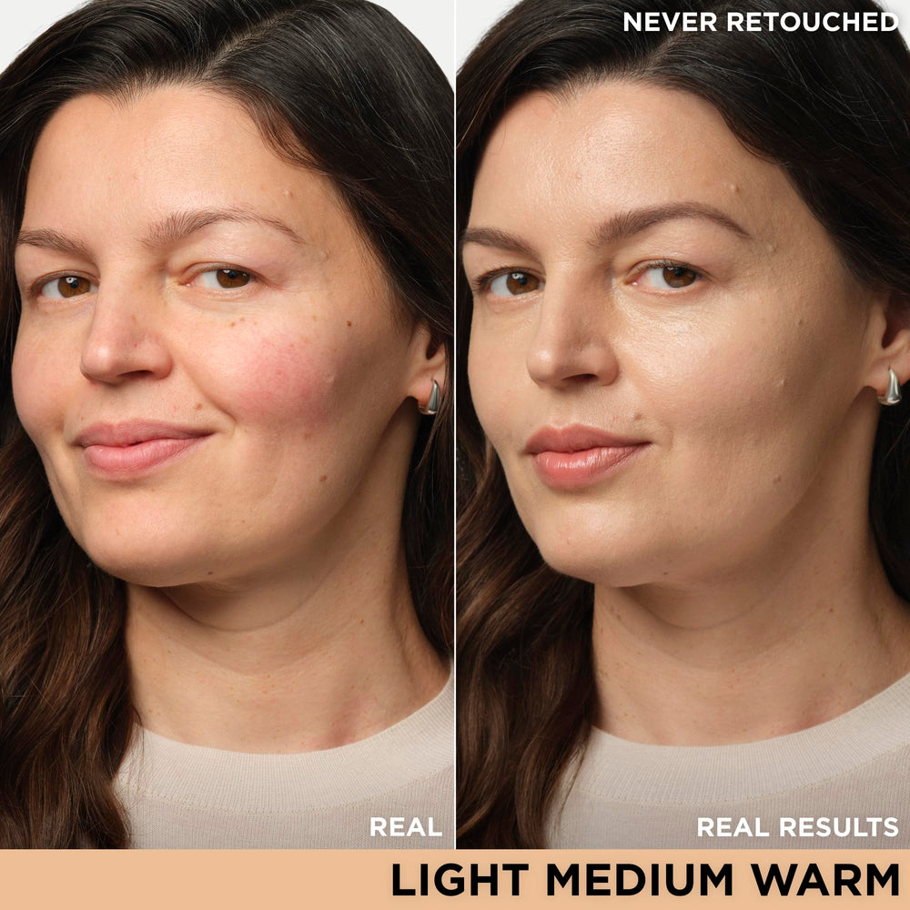 IT Cosmetics CC+ Cream SPF 50 application demonstrates sun protection with a lightweight, skin-tone-matching formula.