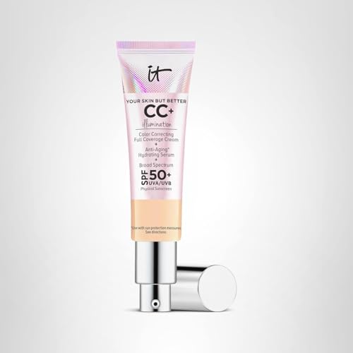 IT Cosmetics CC+ Illumination finishes with a radiant, natural look on skin.
