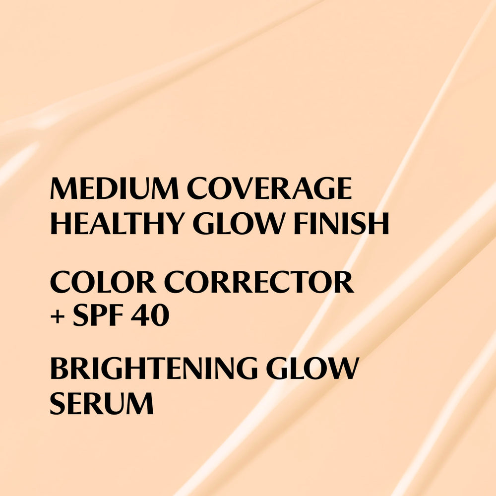 IT Cosmetics CC+ Nude Glow SPF40 label on packaging communicates protection and glow.