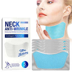 ITECFREELY neck wrinkle patch hero image showing discreet smoothing of neck lines