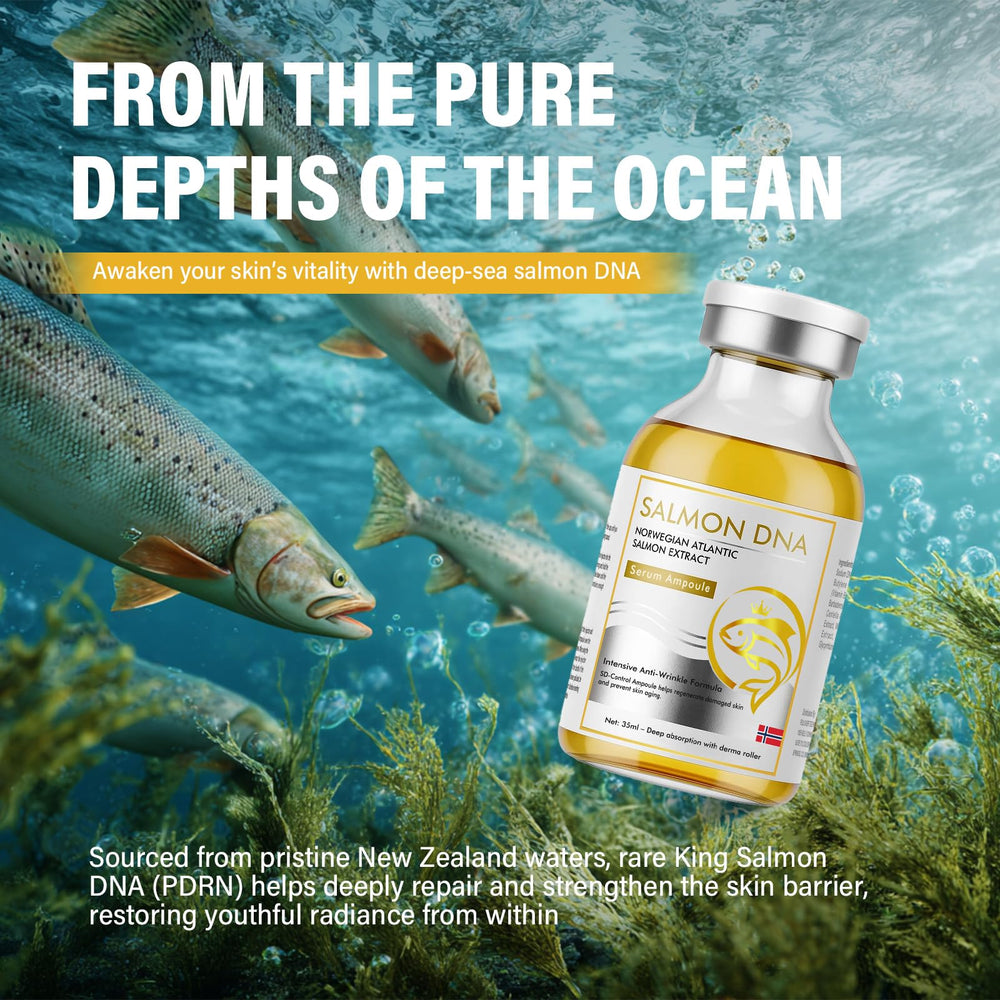 ITECFREELY Salmon DNA Serum dropper highlights rich, nourishing texture
