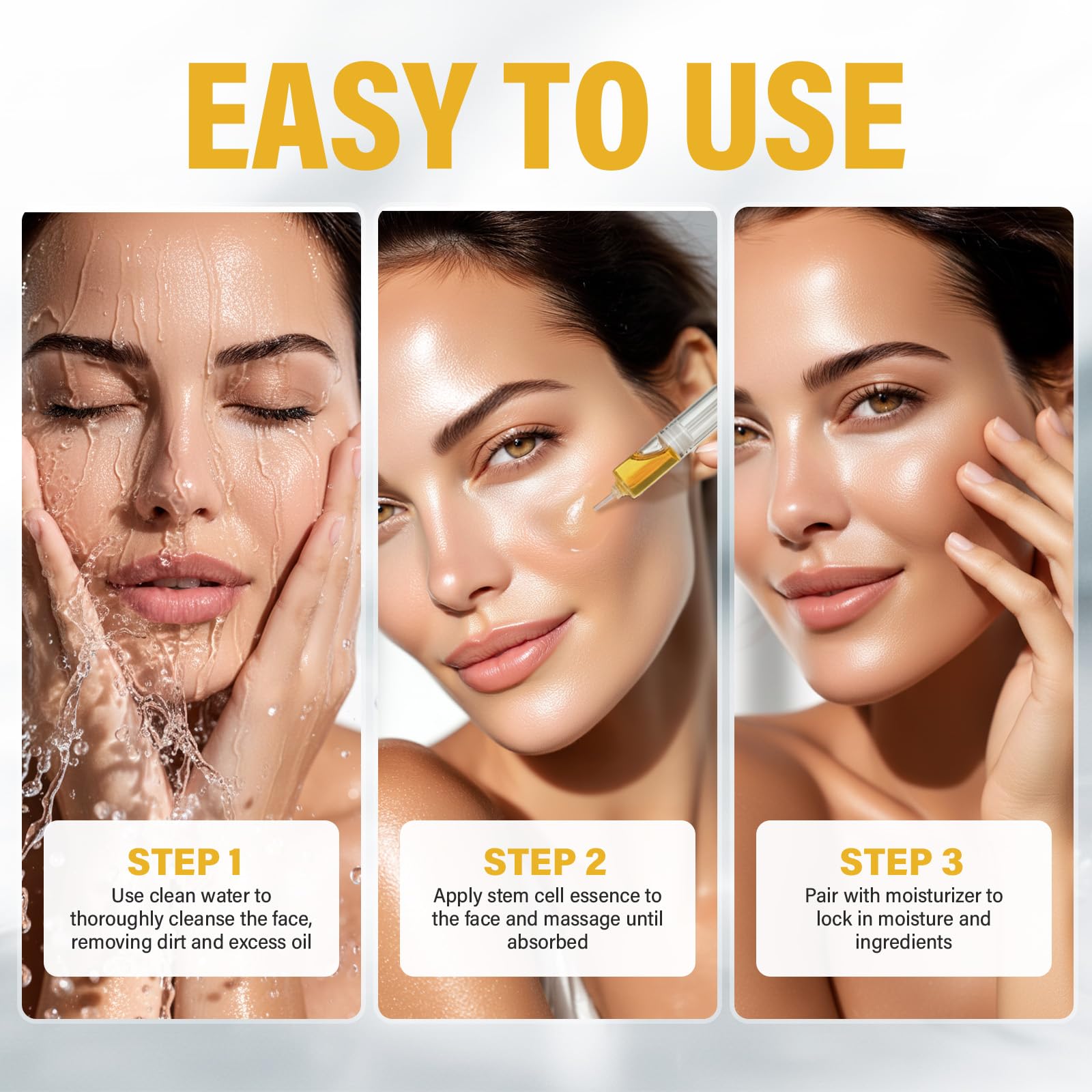 ITECFREELY Salmon DNA Serum suitable for face and body care in real-life use