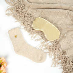 Ithmahco Thinking of You Gift Basket eye mask highlights restful sleep and relief.