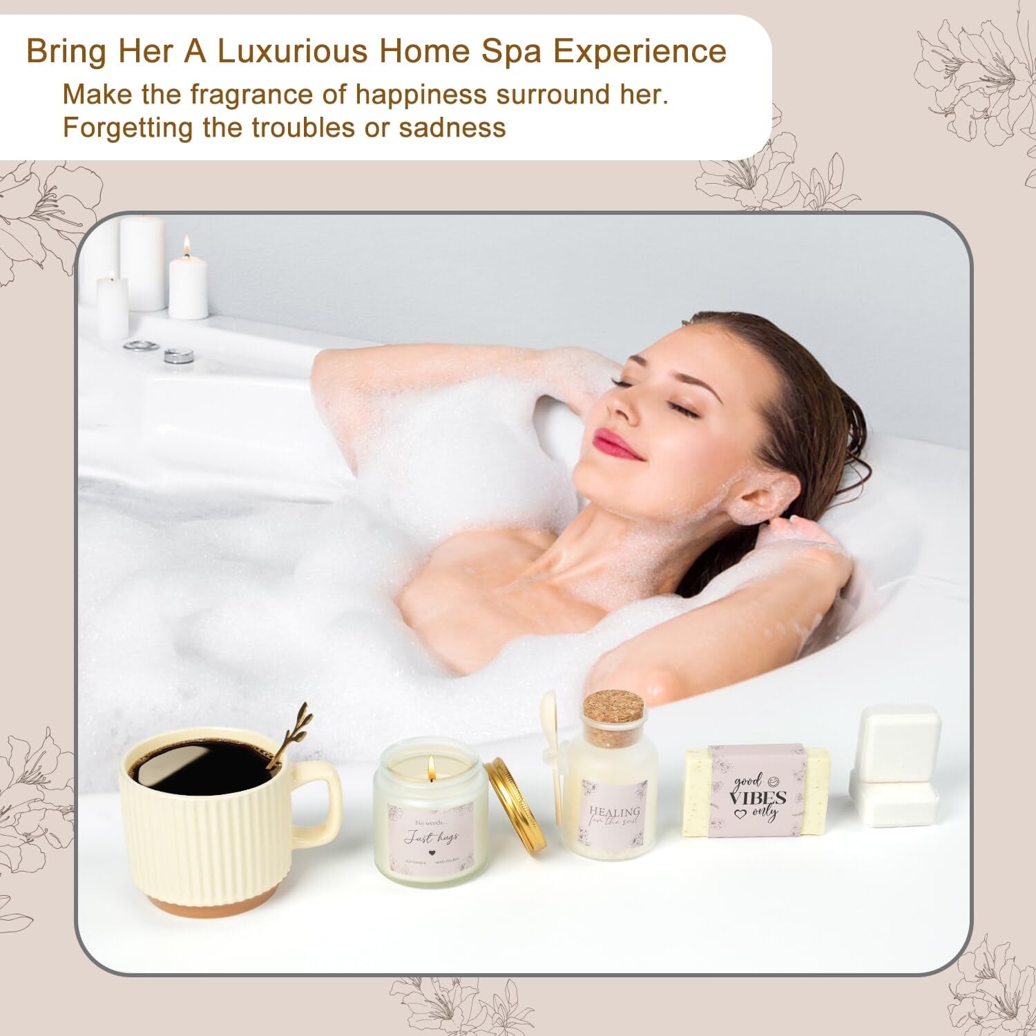 Ithmahco Thinking of You Gift Basket oatmeal soap emphasizes gentle cleansing and skin comfort.