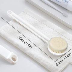 Ithyes body brush for shower use enhances cleansing with nylon bristles