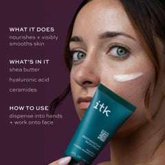 ITK Skincare Deep Moisture Cream hyaluronic acid ingredient spotlight signaling plump, hydrated skin