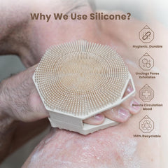 iTokGoK soft bristles provide gentle cleansing on sensitive areas.