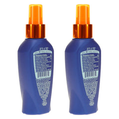 It's a 10 Haircare Miracle Leave-In Keratin Spray mist nourishes during styling