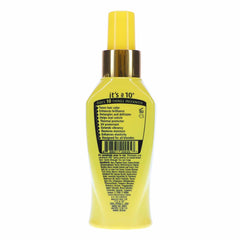 Its a 10 Blonde Miracle Leave-In Spray application supports detangling and color maintenance.