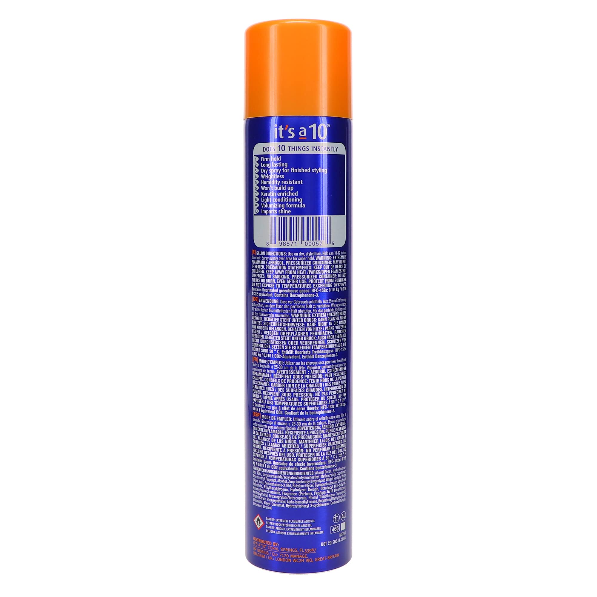 It's a 10 Haircare acabado profesional en casa con keratina.