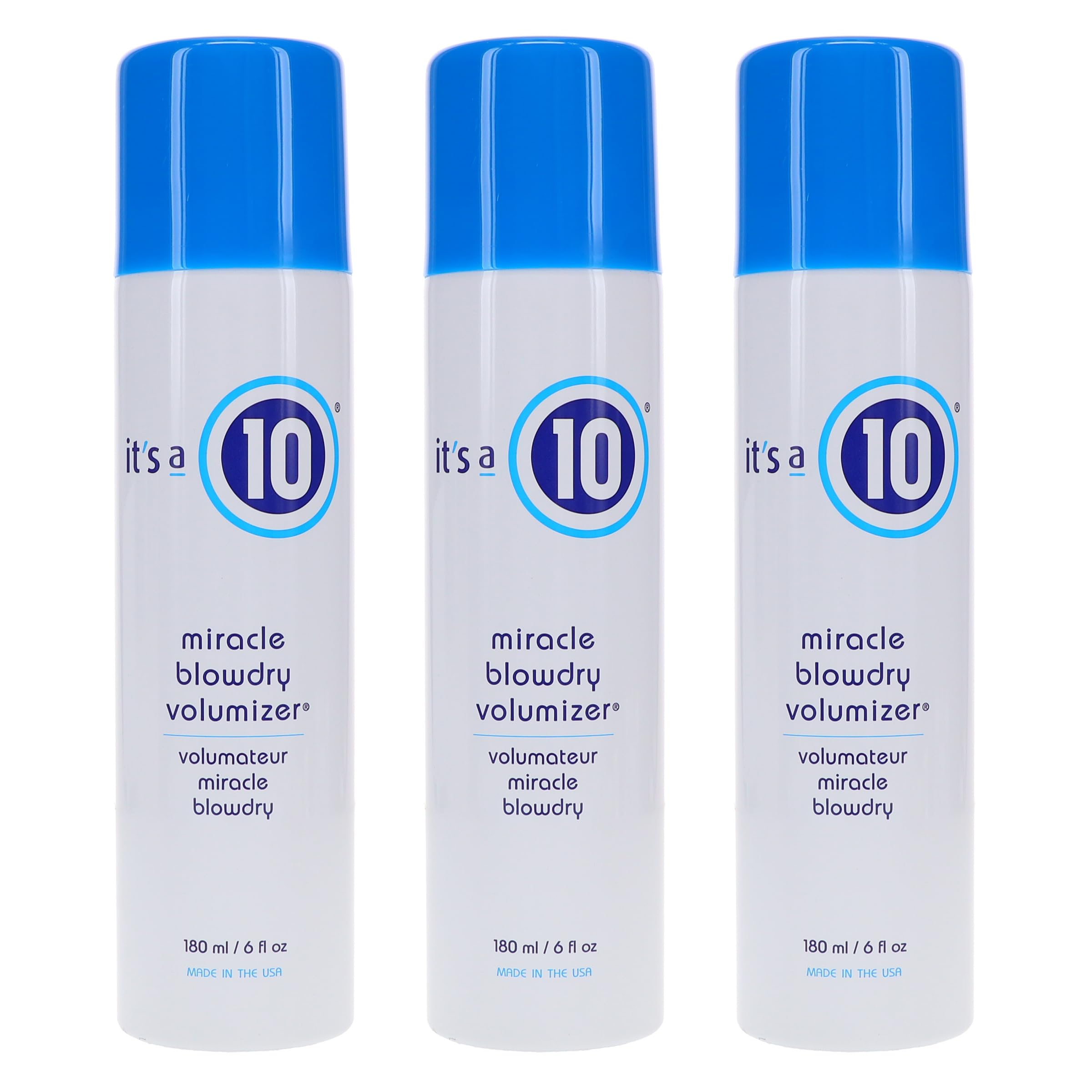 It's a 10 Haircare Miracle Blowdry Volumizer bottle for lightweight lift and voluminous blowouts.