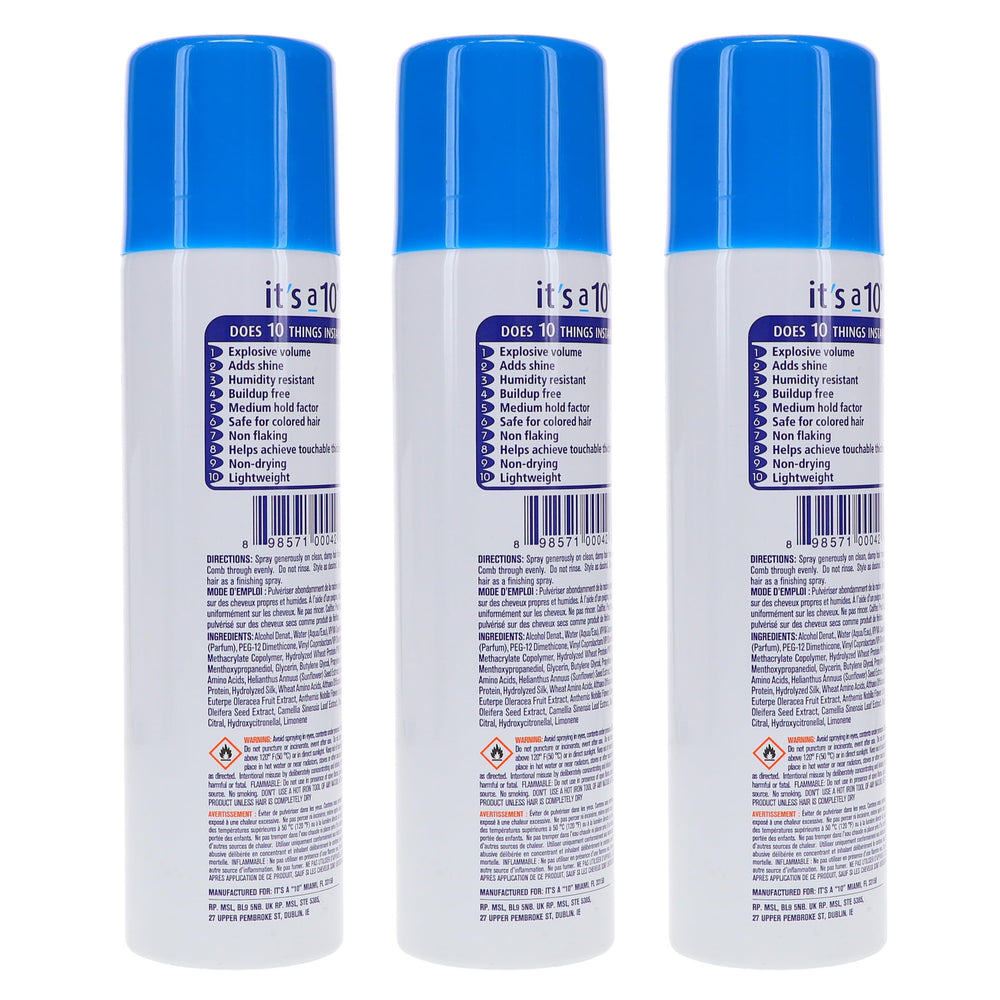 It's a 10 Haircare Miracle Blowdry Volumizer application brush helps target roots.
