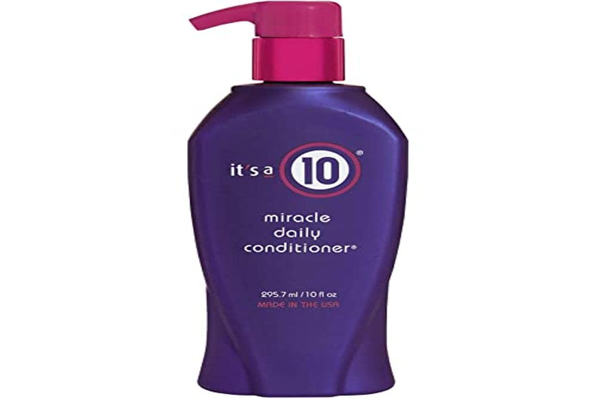 Its a 10 Haircare Miracle Conditioner pour for smooth detangling and moisture
