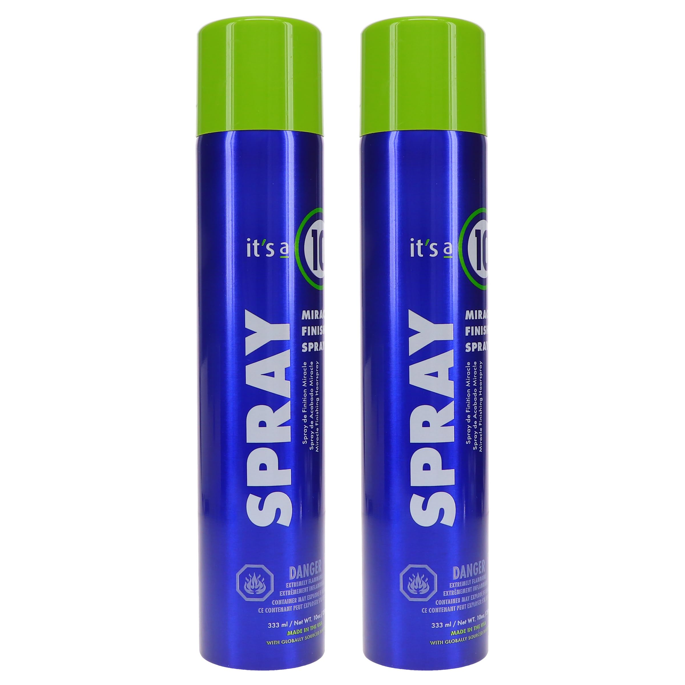 It's a 10 Haircare Miracle Finishing Spray for dry hair application, smooths and tames.