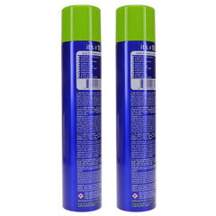 It's a 10 Haircare Miracle Finishing Spray nozzle closeup showcasing even mist distribution.
