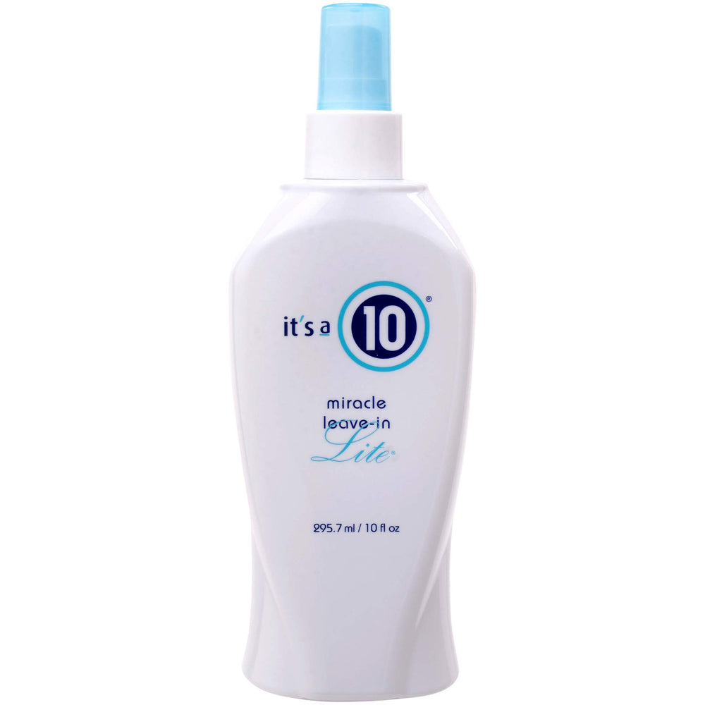 it's-a-10-haircare-miracle-leave-in-lite bottle front showcases lightweight detangling and conditioning.