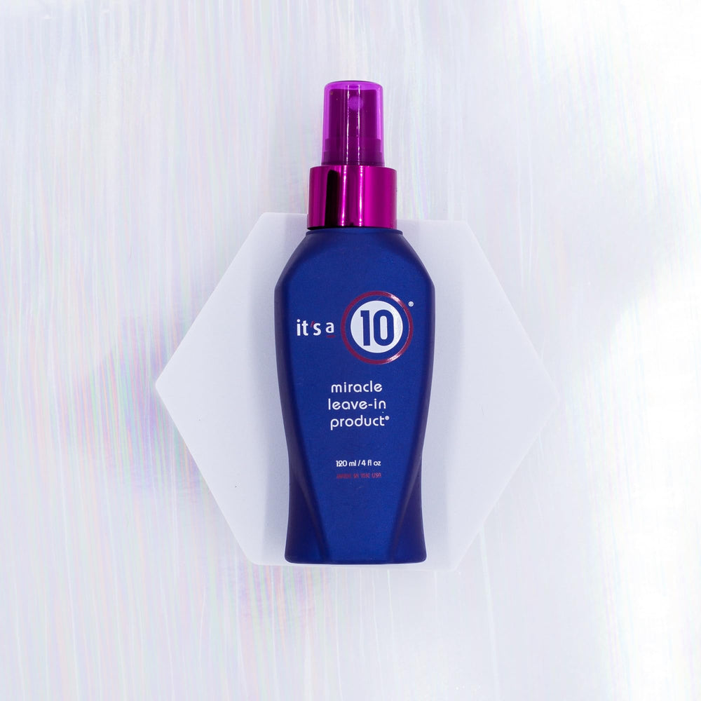 It's a 10 Miracle Leave-In pour shot for easy, even coverage.