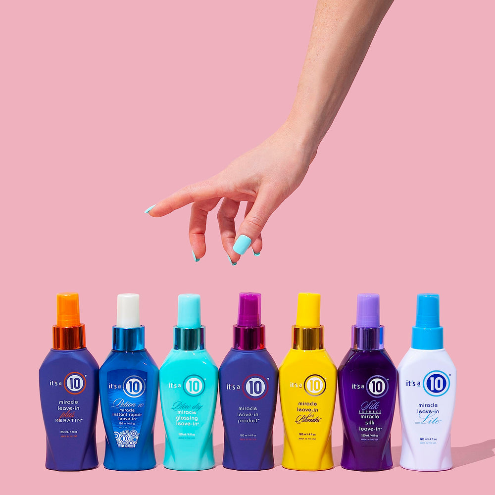 It's a 10 Haircare Miracle Moisture Shampoo color-safe formula guarding against humidity.