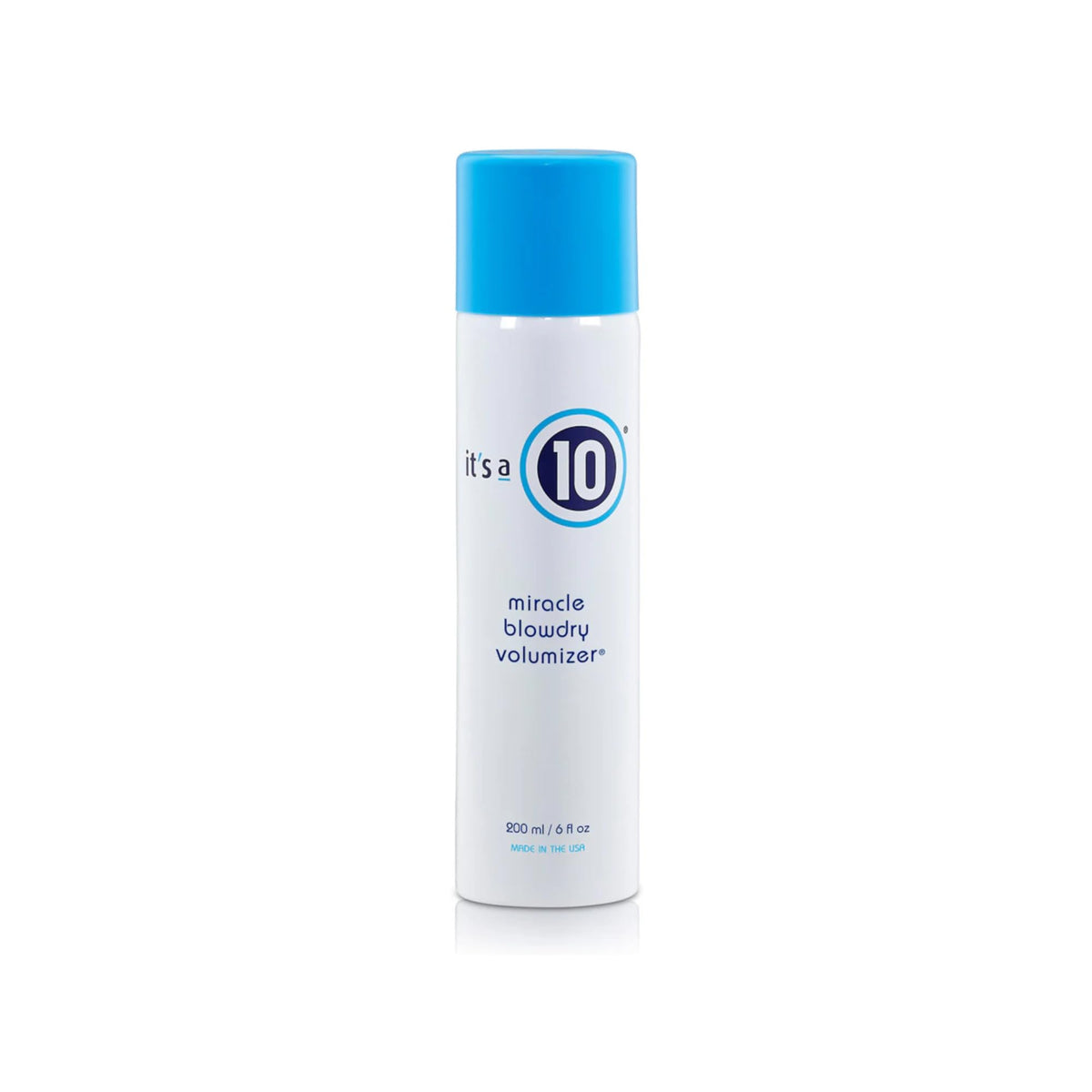 Its A 10 Miracle Blowdry Volumizer bottle front boosts lift and shine