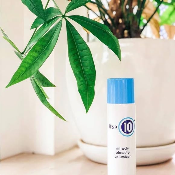 It's A 10 Miracle Blowdry Volumizer mist spray demonstrates even root lift.