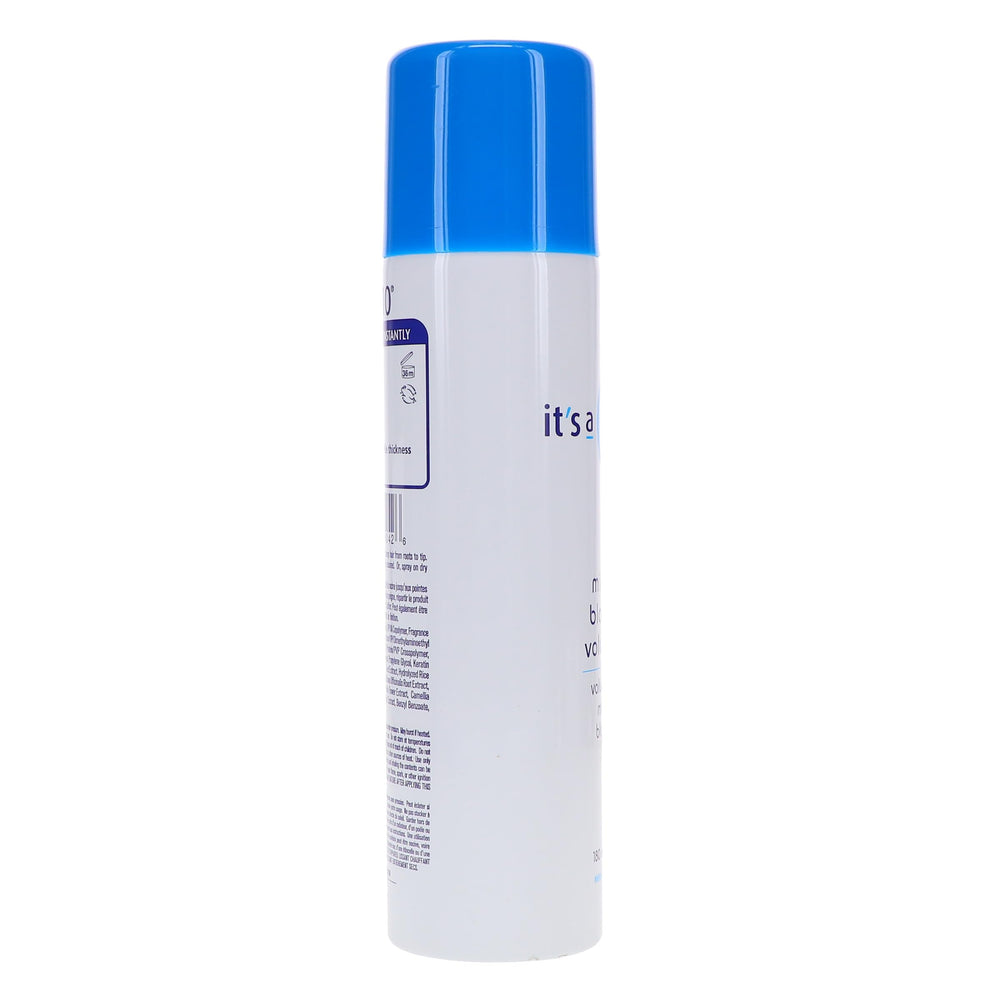 It's A 10 Miracle Blowdry Volumizer demonstrates UV protectant for sunny days.