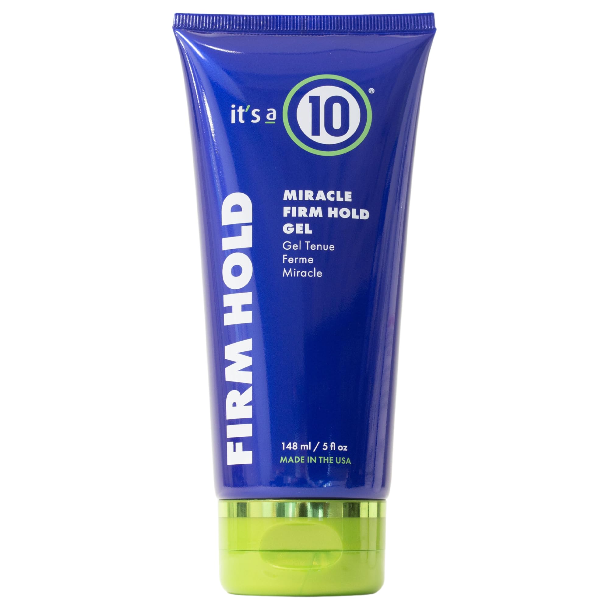 It's a 10 Miracle Firm Hold Gel tub opening with soft, flexible hold for touchable style.