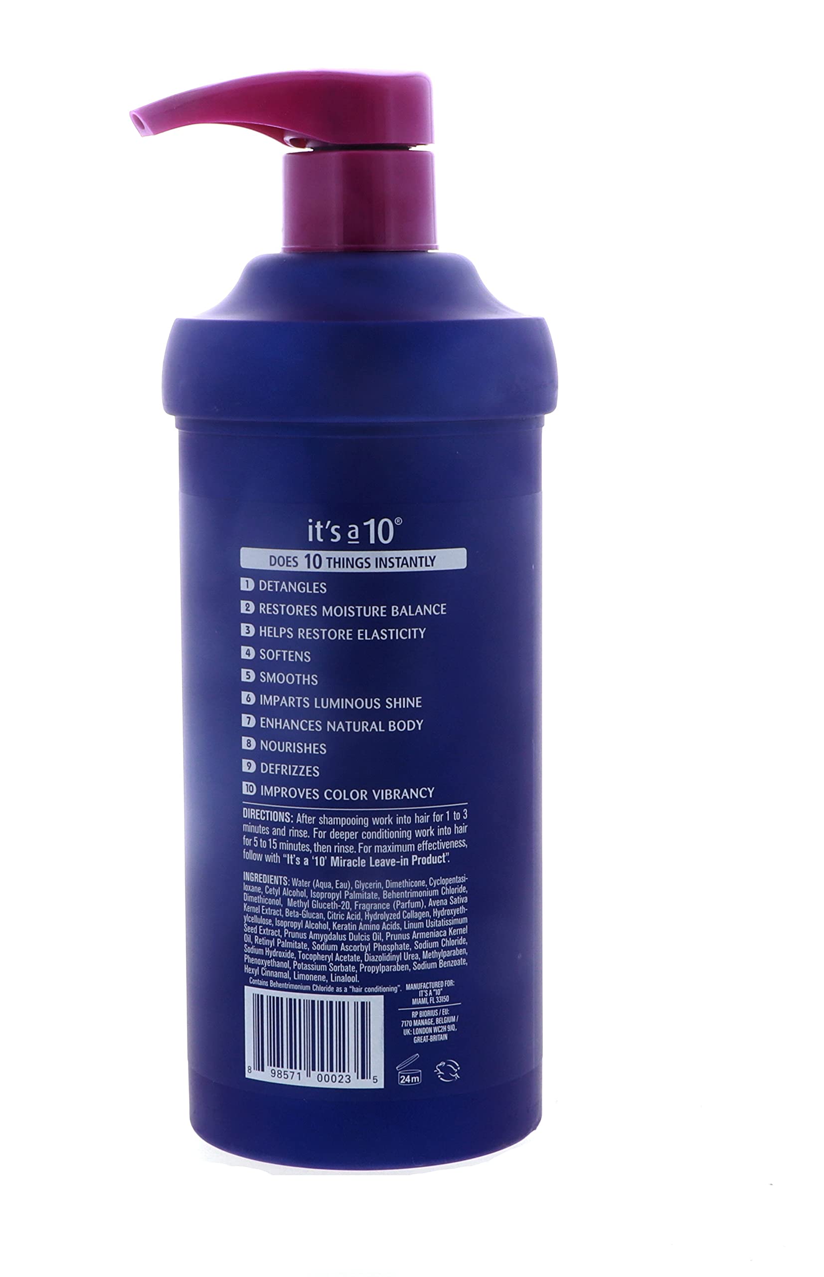 It's A 10 Miracle Hair Mask closeup smooth hair after treatment promise