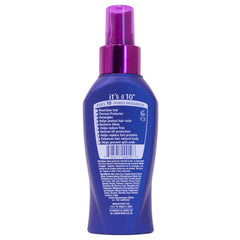 It's A 10 Miracle Leave-In before-after shows shinier, smoother hair.