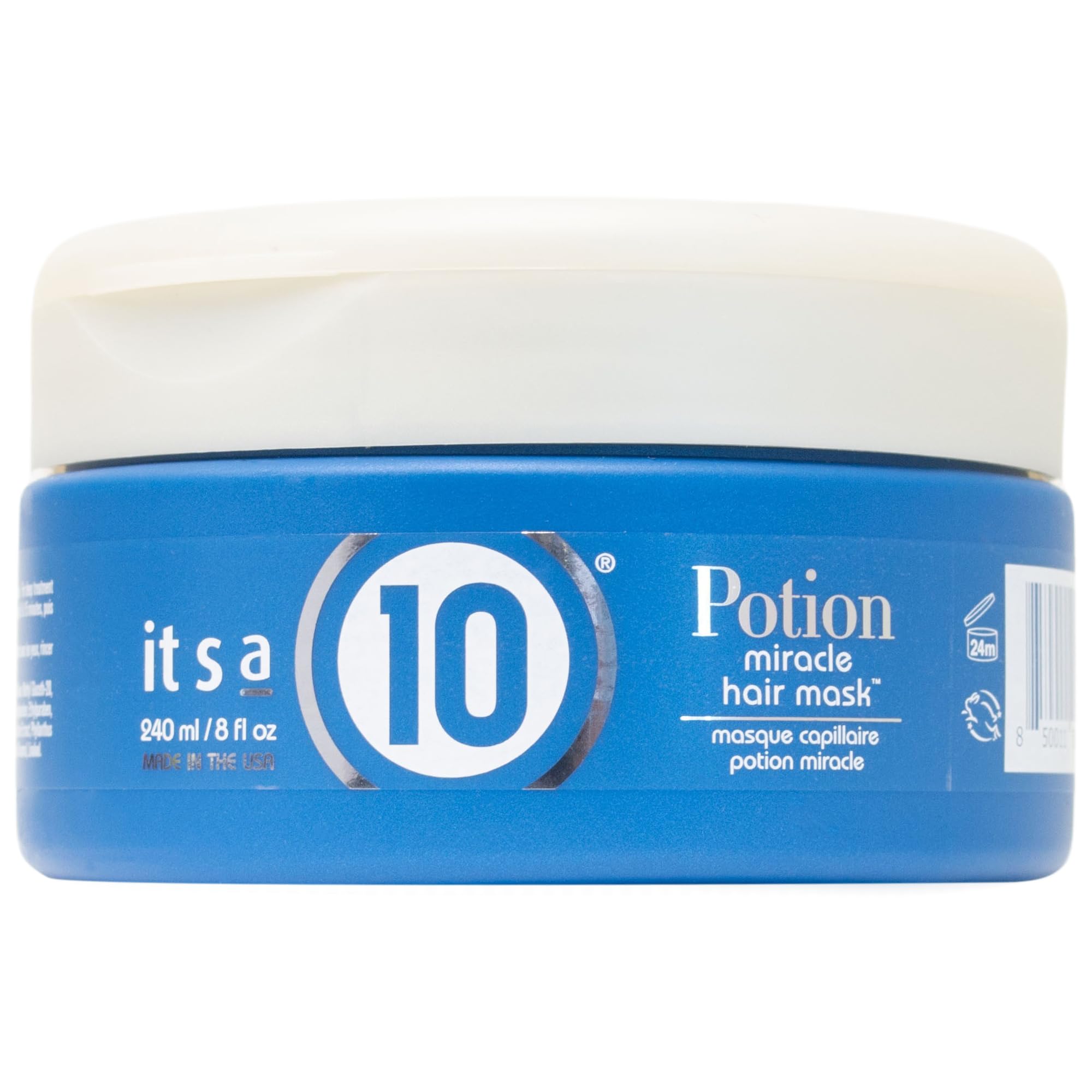 It's a 10 Potion Miracle Repair Hair Mask 8 oz bottle; delivers deep moisture for smoother hair.
