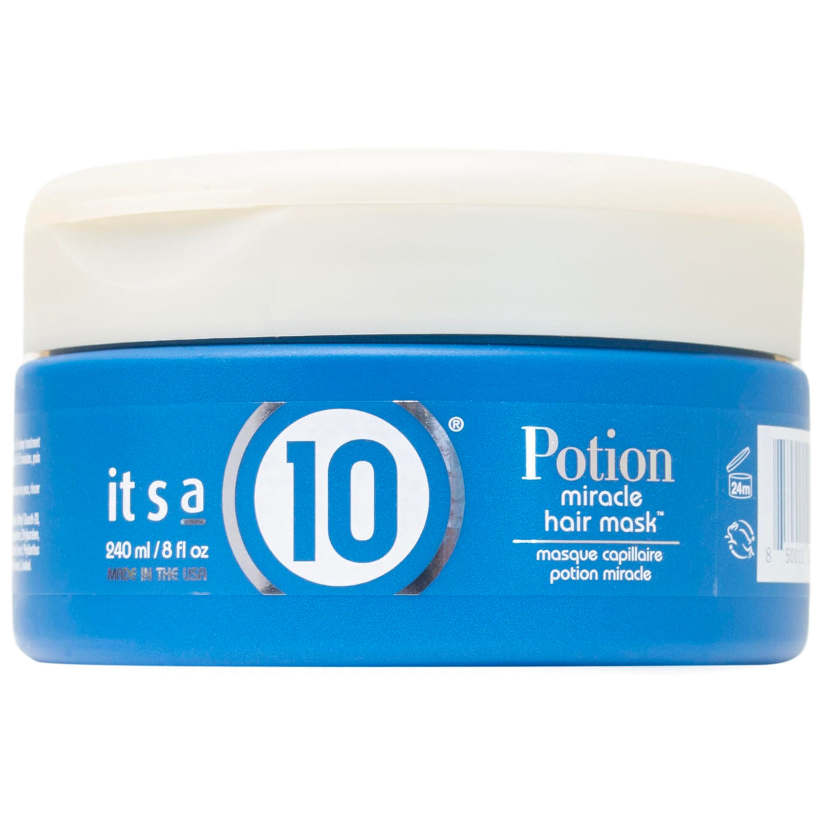 It's a 10 Potion Miracle Repair Hair Mask 8 oz bottle; delivers deep moisture for smoother hair.