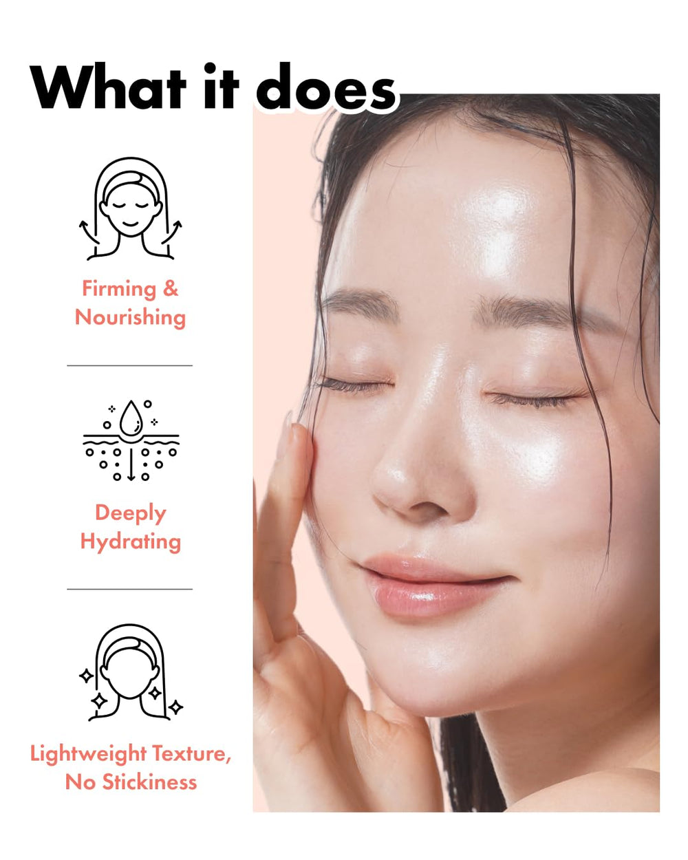 It'S SKIN collagen nutrition serum texture swirl on skin demonstrates lightweight absorption