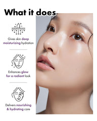 Close-up of It'S SKIN moisture emulsion texture delivering lightweight hydration