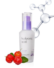 Its Skin Hyaluronic Acid Moisture Serum bottle close-up showing hydration boost for daily care