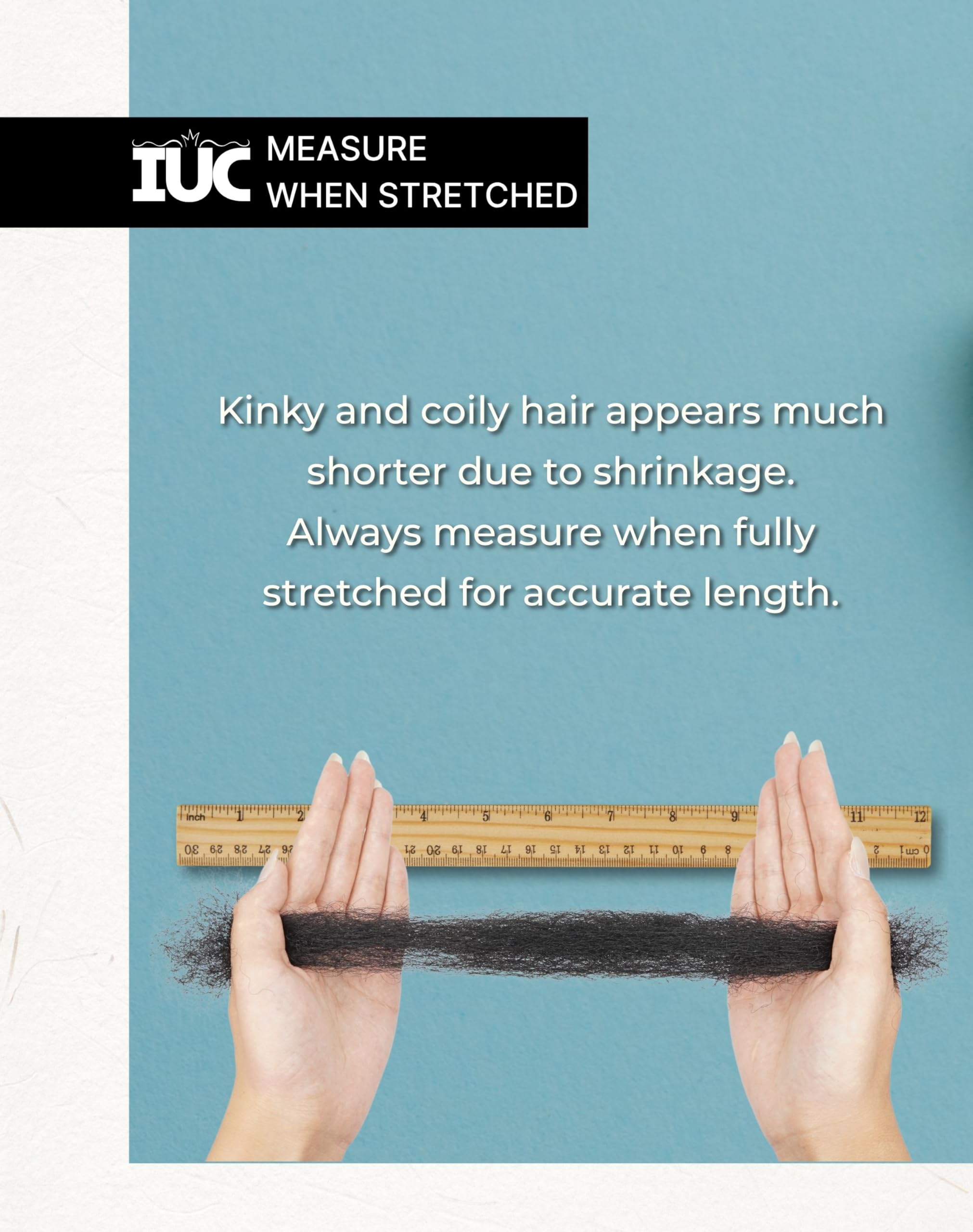 IUC Afro Kinkys bulk packaging highlights hypoallergenic, low-shedding features