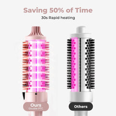 IUIBeauty Thermal Brush curl look demonstrating versatile waves and defined curls