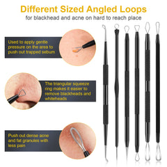 IUMAKEVP anti-slip handle acne tools demonstrating precise pressure control
