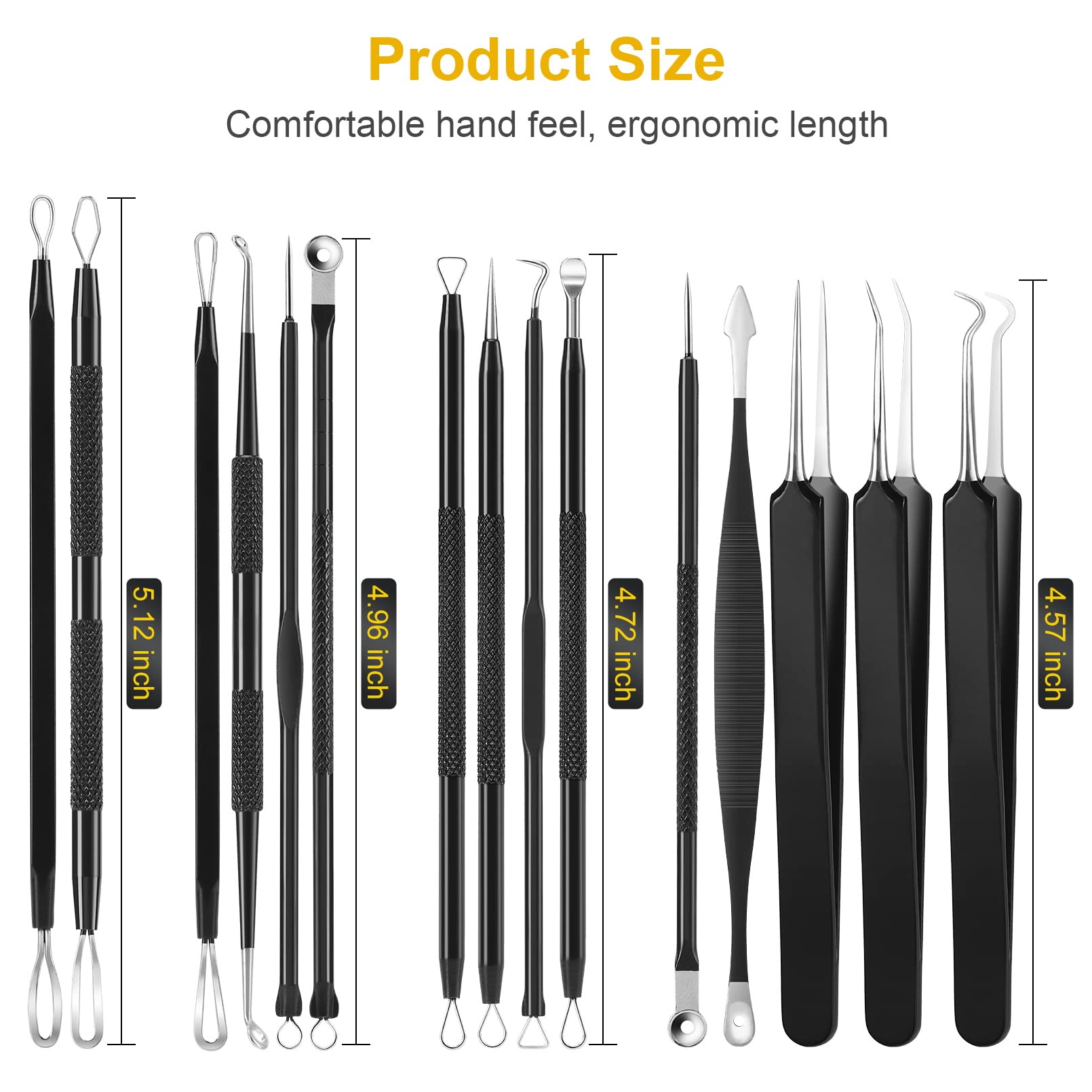 IUMAKEVP tool set in metal case open reveals complete 15-piece kit