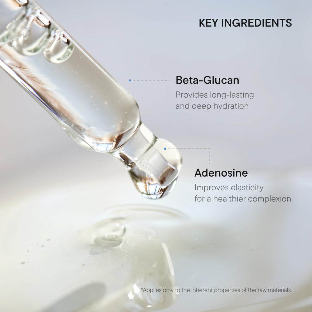 IUNIK Beta-Glucan Power Deep Moisture Serum provides all-day hydration with no irritating ingredients