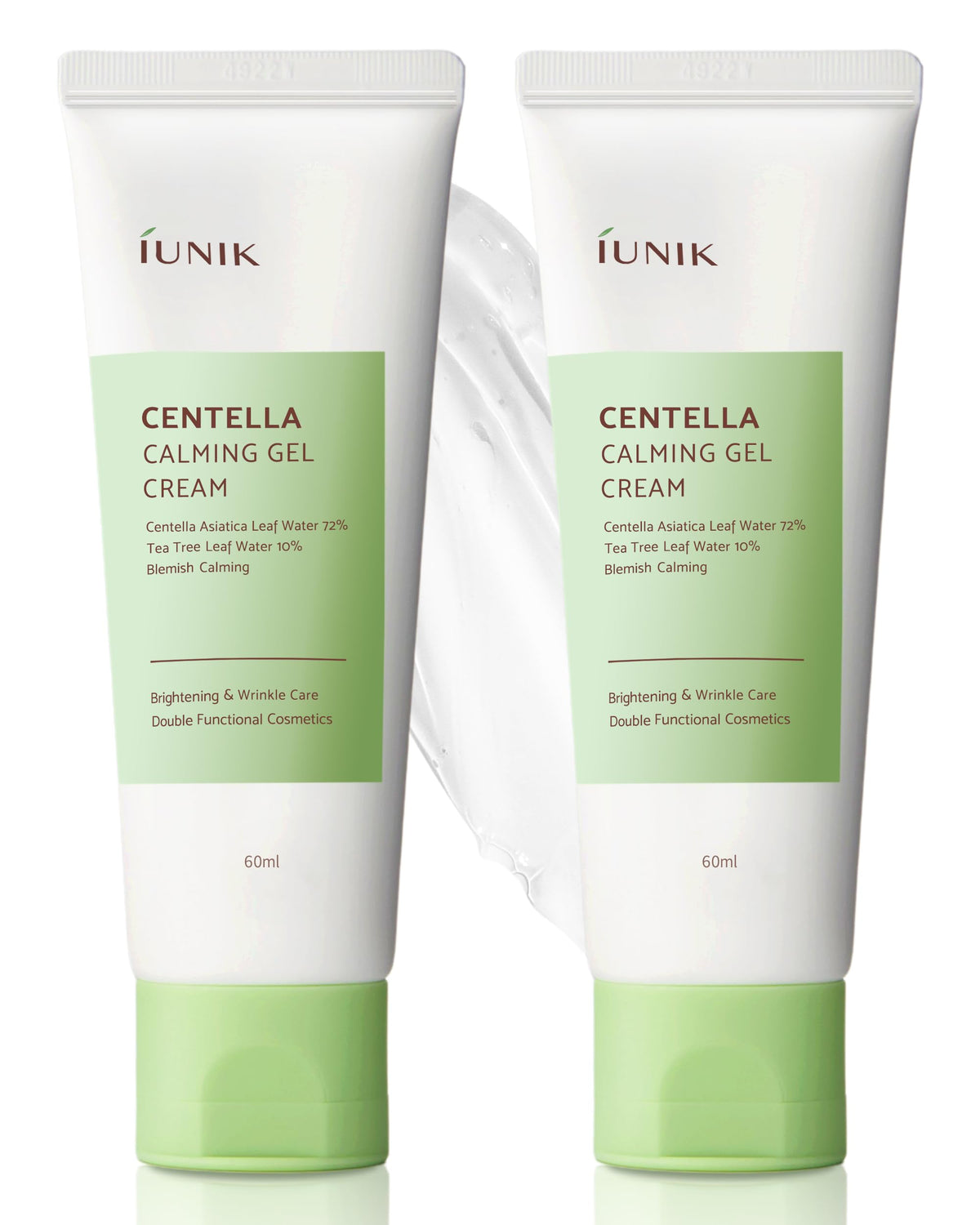IUNIK Centella 70% Calming Gel Cream bottle delivering soothing hydration.
