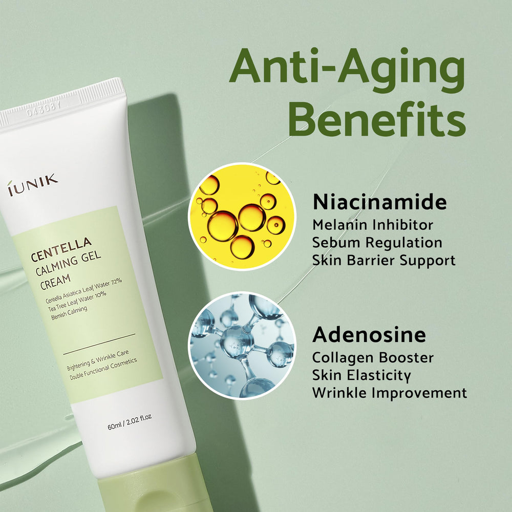 IUNIK Centella 70% Gel Cream vegan status emphasizes cruelty-free skincare.