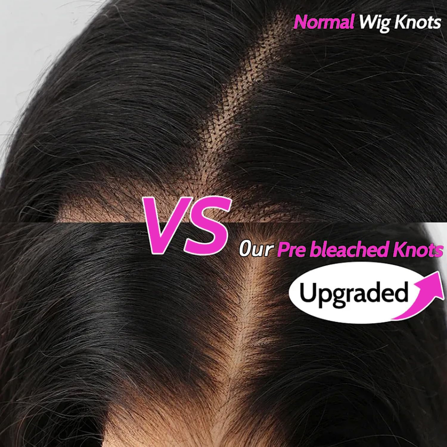 IUPin 13x6 lace front cap offers versatile parting and updos.