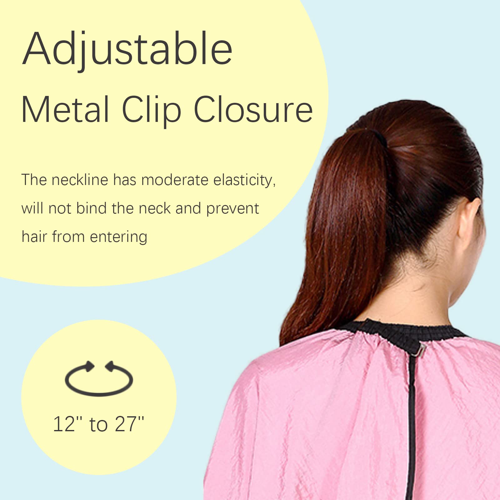 Iusmnur barber cape quick-dry material reduces downtime between clients